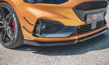 Диффузор под передний бампер Ford Focus ST / ST-line MK4 вер. 7 фото