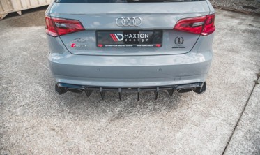 Боковые накладки заднего бампера Racing Audi RS3 8V Sportback фото