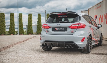 Накладка на спойлер багажника Ford Fiesta MK8 версия ST / ST-line вар.3 фото