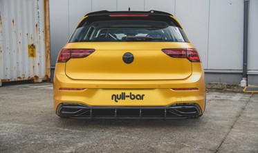 Накладка заднего бампера Racing VW Golf 8 вер.2 фото