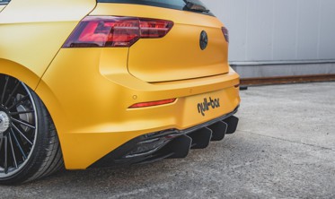 Накладка заднего бампера Racing VW Golf 8 вер.2 фото