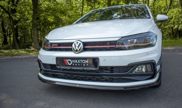 Спойлер під передній бампер Volkswagen Polo MK6 GTI вер. 3 фото
