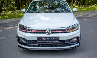 Спойлер під передній бампер Volkswagen Polo MK6 GTI вер. 3 фото