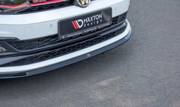 Спойлер під передній бампер Volkswagen Polo MK6 GTI вер. 3 фото