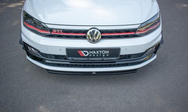 Передняя тюнинг накладка Volkswagen Polo MK6 GTI вер. 4 фото