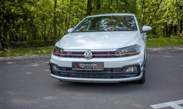 Передняя тюнинг накладка Volkswagen Polo MK6 GTI вер. 4 фото