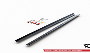Боковые диффузоры порогов Volkswagen Polo MK6 GTI фото