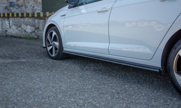 Боковые диффузоры порогов Volkswagen Polo MK6 GTI фото
