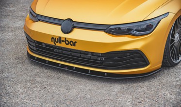 Дифузор на передній бампер VW Golf 8 вер.1 фото