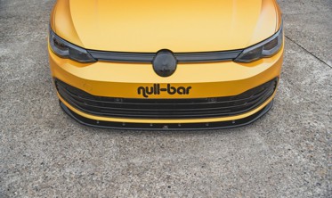 Дифузор на передній бампер VW Golf 8 вер.1 фото