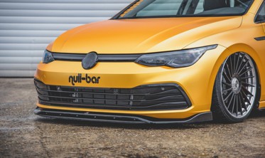 Тюнинг накладка на передний бампер VW Golf 8 вер.2 фото
