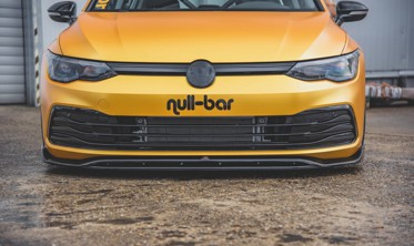 Тюнинг накладка на передний бампер VW Golf 8 вер.2 фото