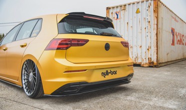 Диффузор на задний бампер VW Golf 8  фото