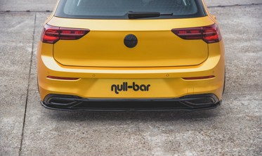 Диффузор на задний бампер VW Golf 8  фото