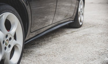 Боковые тюнинг накладки порогов Alfa Romeo 156 рестайл фото
