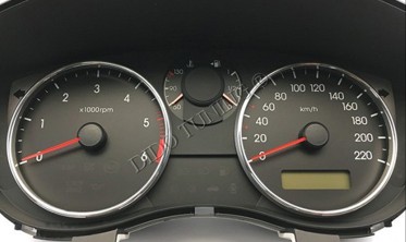 Хром кольца на приборы HYUNDAI i20 фото