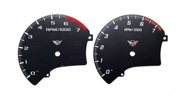 Шкали-замінники з миль на км Chevrolet Corvette C5 фото