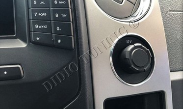 Хром кольца на прикуриватель и ручку управления приводом Ford F150 фото