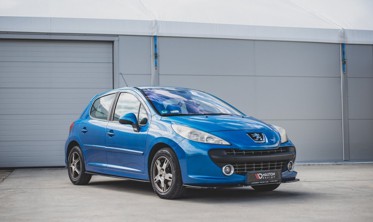 Тюнинговый диффузор переднего бампера Peugeot 207 Sport фото