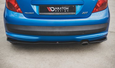 Накладка на задний бампер Peugeot 207 Sport фото