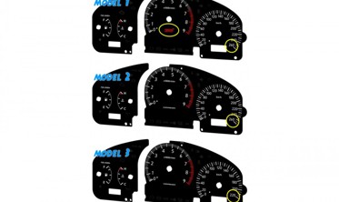 Шкалы-заменители с миль на км Subaru Impreza (2000-2007) фото