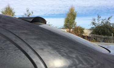 Спойлер бленда на заднее стекло Mercedes W211 фото