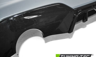 Тюнинговый бампер задний BMW 3 G20 в стиле M-PERFORMANCE (диф. черный глянц) фото
