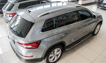 пороги (подножки боковые) Skoda Kodiaq фото