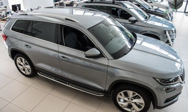 пороги (подножки боковые) Skoda Kodiaq фото