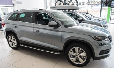 пороги (подножки боковые) Skoda Kodiaq фото