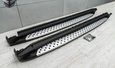 подножки боковые (пороги) HYUNDAI TUCSON III стиль OEM фото