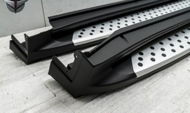 подножки боковые (пороги) HYUNDAI TUCSON III стиль OEM фото