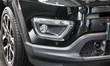 хром накладки на передні протитуманки Jeep Compass фото