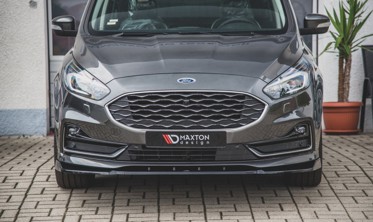 Тюнинговая накладка переднего бампера Ford S-Max MK2 рестайл фото