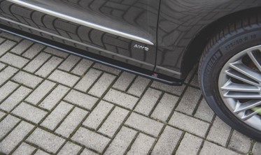 Тюнинговые накладки боковых порогов Ford S-Max MK2 рестайл фото