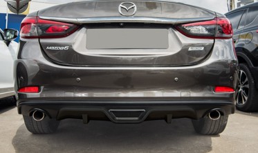 Дифузор заднього бампера Mazda 6 III седан, чорний фото