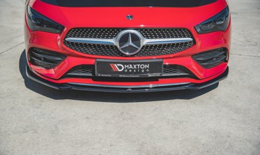 Накладка переднього бампера Mercedes CLA AMG-line C118/X118 фото
