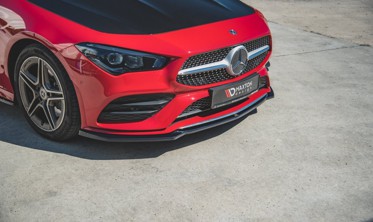 Накладка переднього бампера Mercedes CLA AMG-line C118/X118 фото