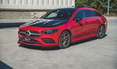 Накладка переднього бампера Mercedes CLA AMG-line C118/X118 фото