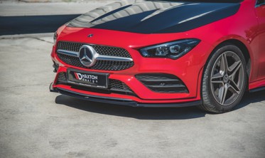 Накладка переднього бампера Mercedes CLA AMG-line C118/X118 фото