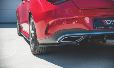 Бічні накладки заднього бампера Mercedes CLA Shooting Brake AMG-line X118 фото
