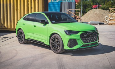 Дифузор переднього бампера Audi RSQ3 F3 вер.2 фото
