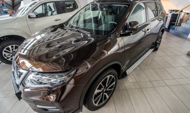 пороги-подножки боковые Nissan X-Trail Т32 фото