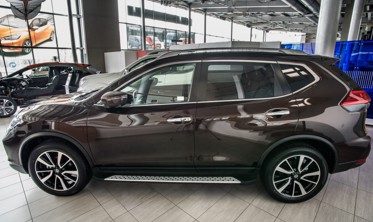 пороги-подножки боковые Nissan X-Trail Т32 фото