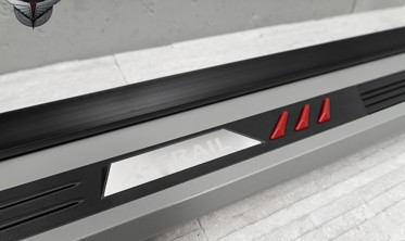 пороги-подножки Nissan X-Trail Т32 с надписью X-Trail фото