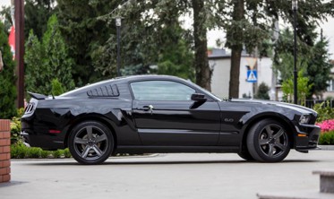 Накладки на боковые окна Ford Mustang 2010-2014 в стиле GT500 фото