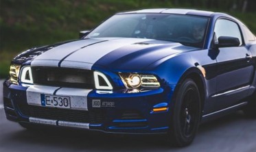 Решітка радіатора Ford Mustang GT V6 стиль RTR LED фото