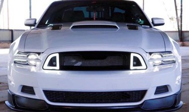 Решітка радіатора Ford Mustang GT V6 стиль RTR LED фото
