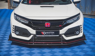 Дифузор переднього бампера Racing Honda Civic X Type R фото