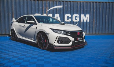 Дифузор переднього бампера Racing Honda Civic X Type R фото